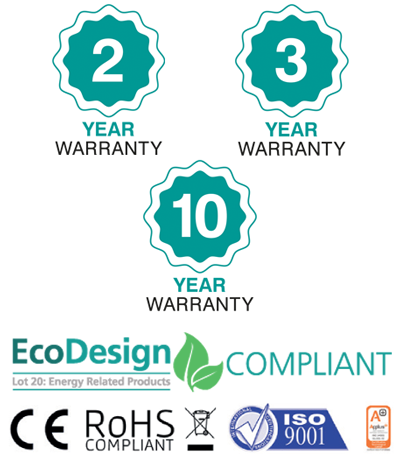 2 year, 3year and 10 year warranty details